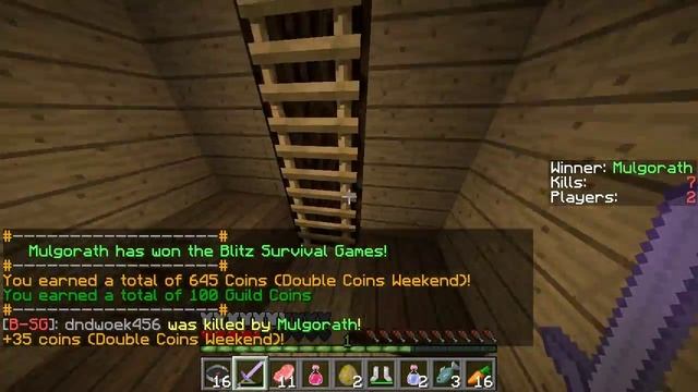 Blitz Survival Games! 3,000th KILL! 9 Kills on Caelum?!?! With no Stone Sword??- Ep. 19 смотреть онлайн