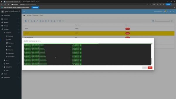jellyfin installation openmediavault using Docker Compose