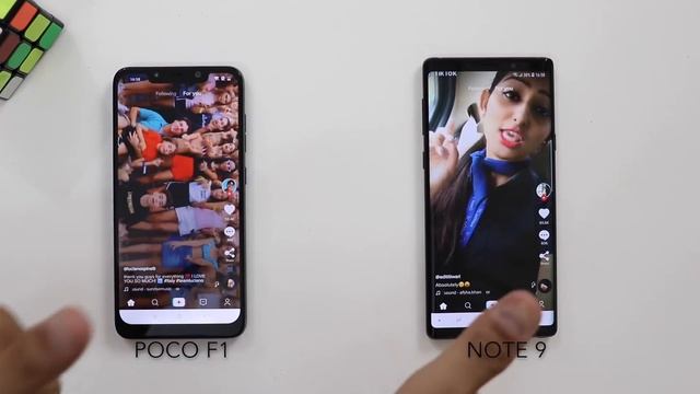 Xiaomi Poco F1 Vs Samsung Note 9 SpeedTest Comparison I Midranger Vs Flagship I Hindi смотреть онлайн