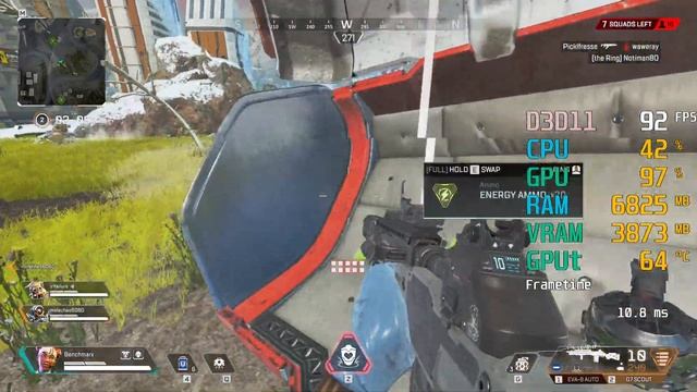 GeForce GTX 1660 -- Intel Core i7-4770K -- Apex Legends FPS Test смотреть онлайн