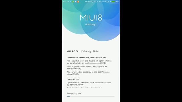 MIUI 8 Global Beta ROM 7.5.11