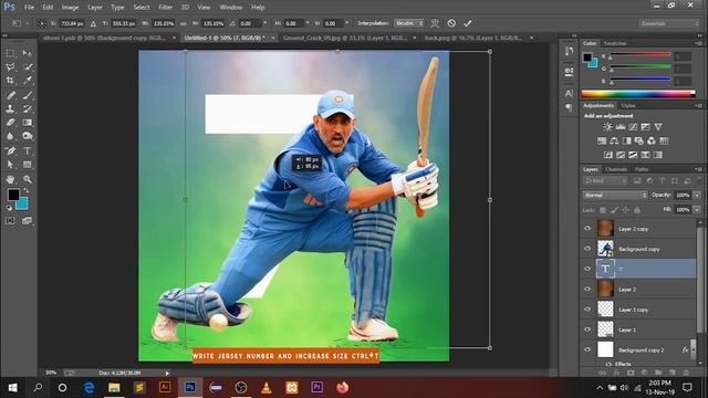 Adobe Photoshop Sport Poster Design || MS Dhoni || New ** Effects смотреть онлайн