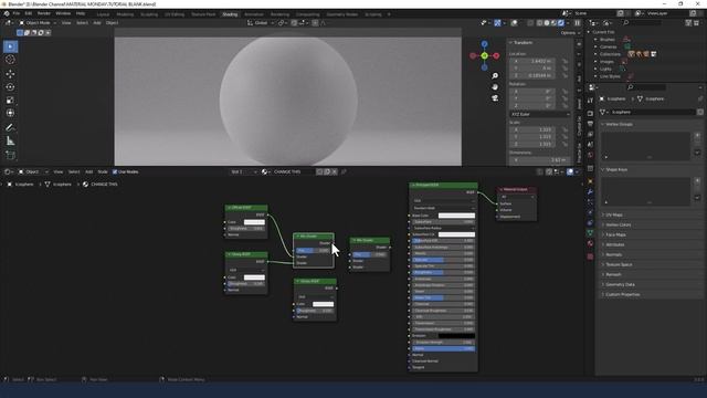 CREATE A PROCEDURAL GLOSSY PLASTIC MATERIAL FOR BLENDER смотреть онлайн