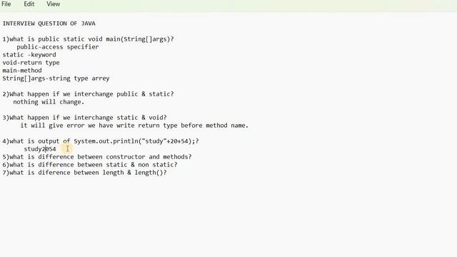Interview questions and answers related to basic Java смотреть онлайн