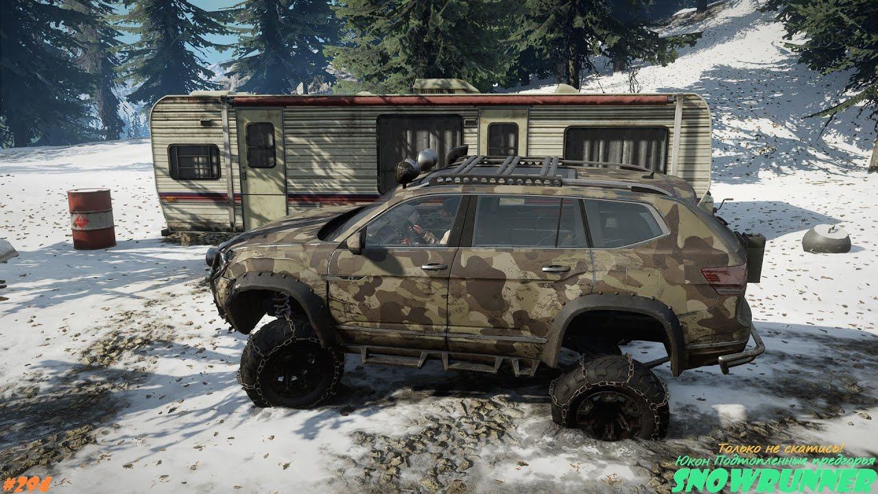 SnowRunner - Юкон - Подтопленные предгорья - Только не скатись! - #293 смотреть онлайн