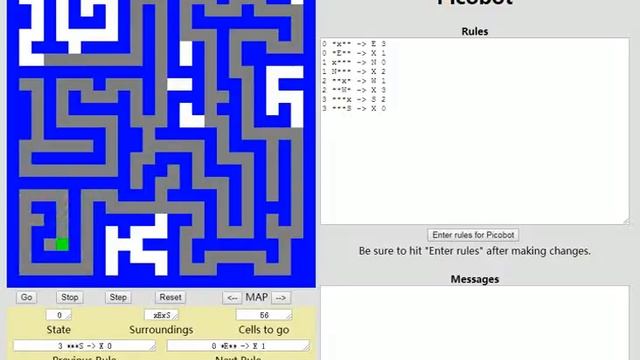 8 Rules Solution for Picobot Maze смотреть онлайн