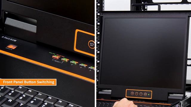 How to set up &manage Kinan 17” 8 port VGA LCD KVM Switch? смотреть онлайн