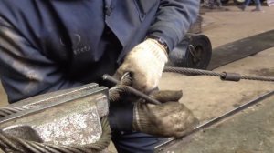 Простое и надежное плетение стального каната(троса).