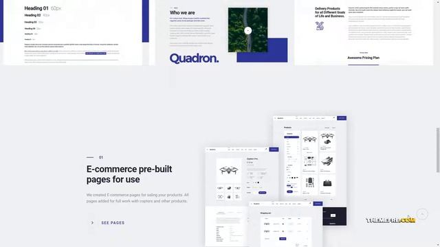 Quadron Multipurpose Drone WordPress Theme wedding videography Easy Create Website смотреть онлайн