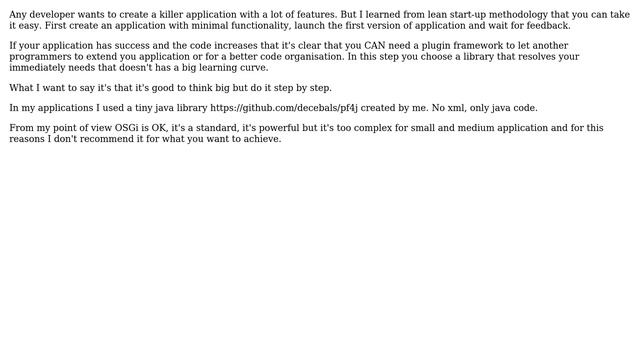 Java web app, with plugin framework and ability to connect to source for updates смотреть онлайн