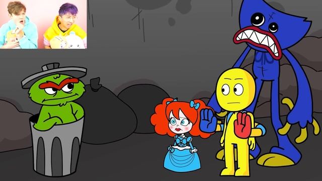 HUGGY WUGGY.EXE vs ELMO MOD!? (TOP 3 CRAZIEST VIDEOS! *LANKYBOX REACTION*) смотреть онлайн