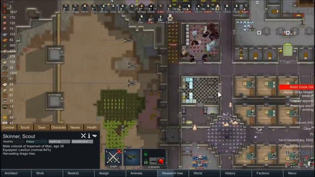 RimWorld Warhammer 40k - Imperial Guard Outpost Pt.45 - "Tyrannocyte Cleanup" [RimWorld Beta 18] смотреть онлайн