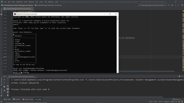 Student Management System Using Python with Database Connectivity #3 | Python mini projects #32 смотреть онлайн
