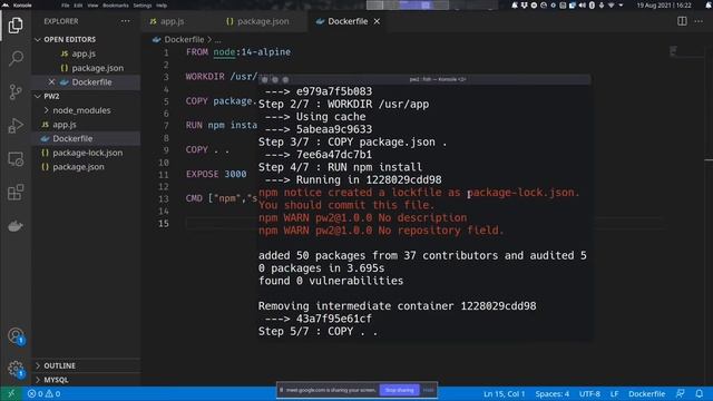 Uso de Docker com Nodemon смотреть онлайн