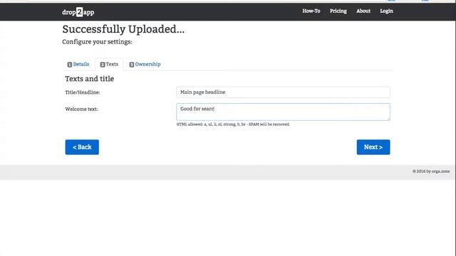 Drop2App - Excel to Web App with Backoffice смотреть онлайн
