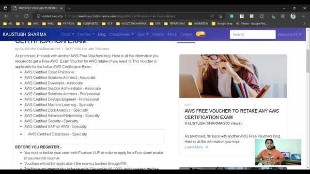 AWS FREE VOUCHER FOR RETAKE смотреть онлайн