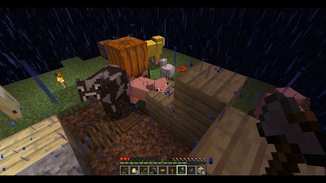 ВЫЖИВАНИЕ НА СКАЙБЛОКЕ! ЧАСТЬ 2!  SKYBLOCK! КАРТА ОДИН БЛОК!