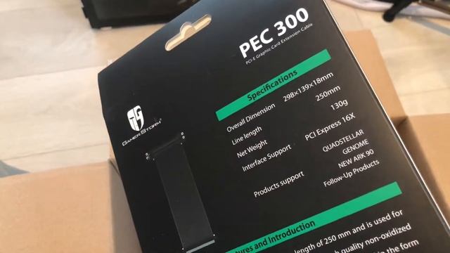 UNBOXING: PEC 300 PCI-E RISER KABEL TIL LODRETTE GRAFIKKORT (3. GEN. + RTX 3080) смотреть онлайн