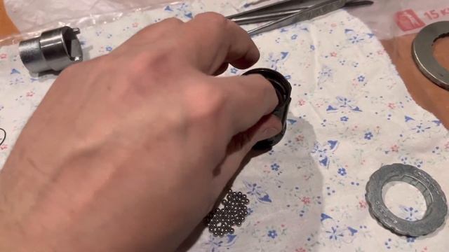 Как перебрать заднюю втулку под кассету и разобрать барабан - на примере втулки SHIMANO на насыпи ч