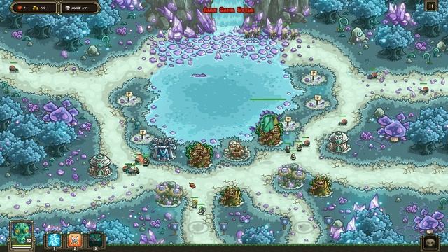 Kingdom Rush Origins HD - The Crystal Lake Iron (Level 9) Hero Faustus смотреть онлайн