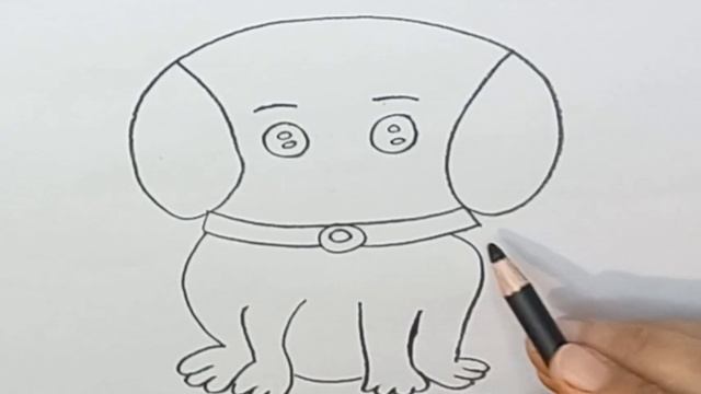 How to draw a dog 🐶 !!@APDRAWING Как Нарисовать собаку смотреть онлайн