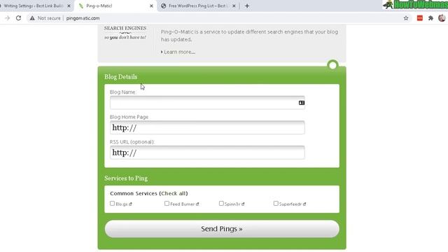 FREE Ping List to Get Your New Wordpress Blog Posts Indexed Really FASTER! смотреть онлайн