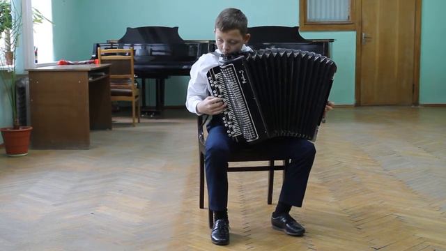 В.Челноков "Прелюдия и фуга", исполняет Прокопчик Игнат, 11 лет смотреть онлайн