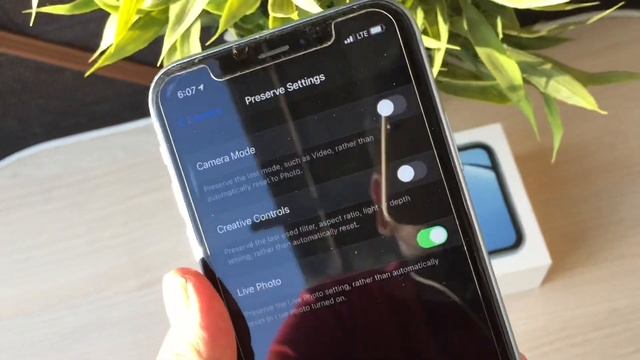 IPhone XR Camera Settings.