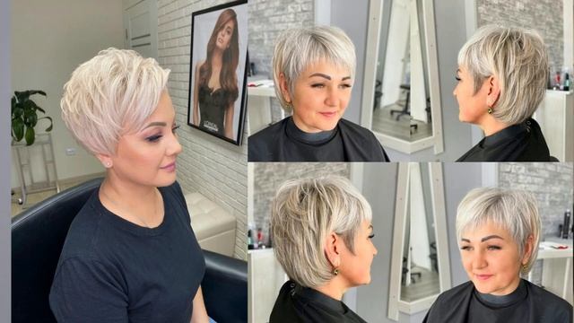 Стрижки на короткие и средние волосы 50+ хороший вариант для создания стильной стрижки 2023 года смотреть онлайн