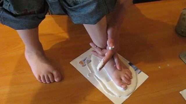 Как снять слепок ножки смотреть онлайн