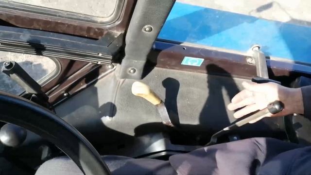 Вождение колесного трактора МТЗ 82,1 смотреть онлайн