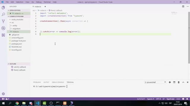 1 - TypeORM - Creacion de proyecto y mapeo de clases simples смотреть онлайн