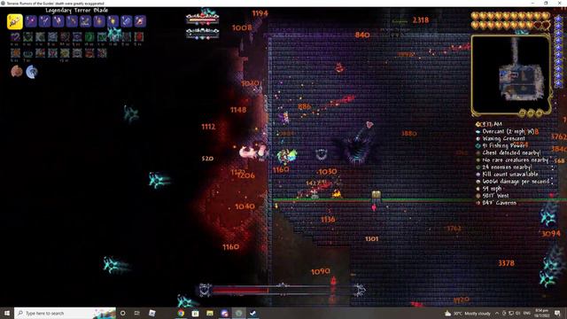 Terraria Calamity Mod - Beating Ceaseless Void On Master Revengeance Mode!