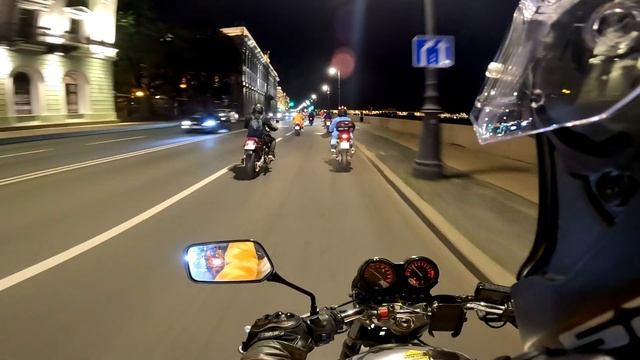Ежегодное событие от Nord Pride Moto Spb. Кугуруми прохват по ночному Питеру! смотреть онлайн
