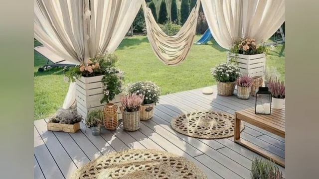 Самые красивые летние беседки. 45 вариантов. Беседка - навес. смотреть онлайн