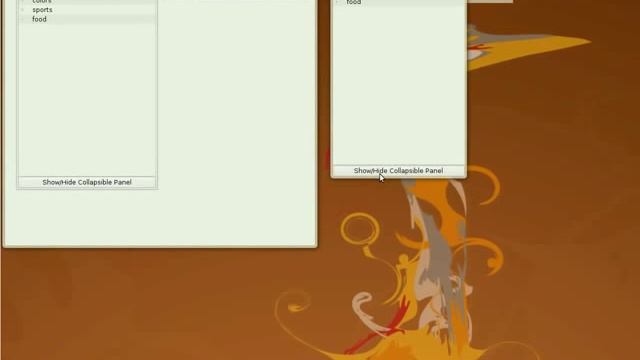 Java/Swing External Collapsible Panel смотреть онлайн
