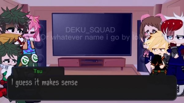 past MHA react to future Deku 3/4