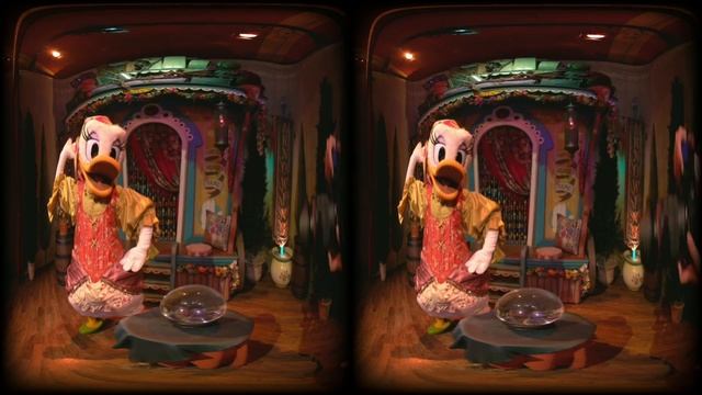 8K The Mysterious Fortune Teller Daisy Fortuna Meet & Greet in Fantasyland at Magic Kingdom VR180 3 смотреть онлайн