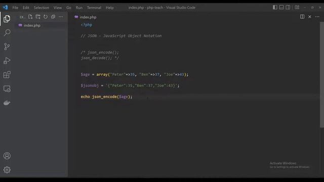 26. JSON. Json o'rganish & ishlash | PHP dasturlash tili o'rganish смотреть онлайн