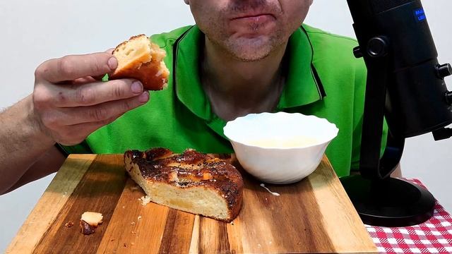ASMR Apple Cake Apple Pie (Relaxing Eating Sounds) Mukbang *NO TALKING* Шарлотка с яблоками 파이 смотреть онлайн