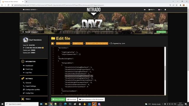 Небольшая настройка для стройки в Dayz смотреть онлайн