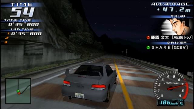 Initial D: Street Stage (PSP) - PPSSPP Gameplay смотреть онлайн