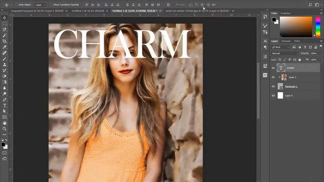 Photoshop Master Class: Professional Magazine & Book cover - learn Book Cover Design смотреть онлайн