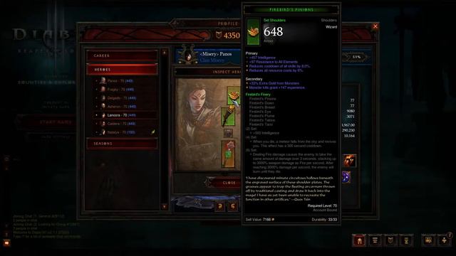 Diablo 3 "My Characters" And Full Armor Sets For Farming смотреть онлайн