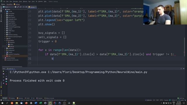 Algorithmic Trading Strategy in Python смотреть онлайн