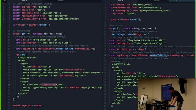 Server Side Rendering React Components presented by James Marrs смотреть онлайн
