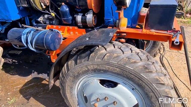 установка передних крыльев на трактор т40. смотреть онлайн