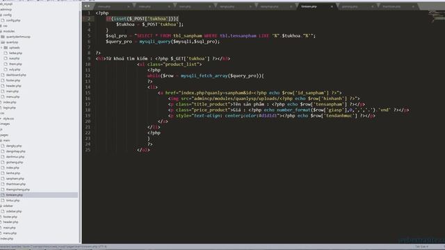 Bài 10: Tìm kiếm sản phẩm | Website PHP HTML CSS MYSQli смотреть онлайн