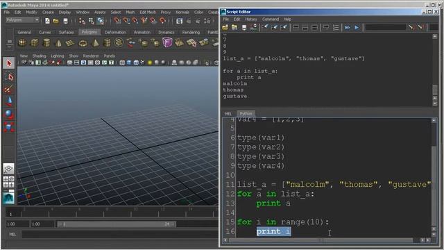 Basic Python Example: Variables and For Loops смотреть онлайн