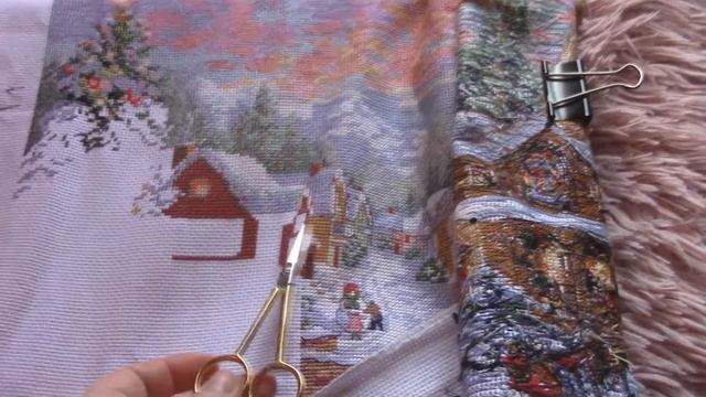 Обзор процесса: вышивка крестом\Рождественская ночь\Фирма Белоснежка. смотреть онлайн